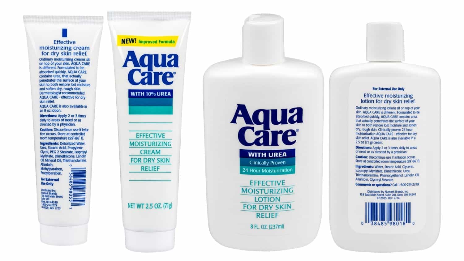Aqua Care Cream and Lotion